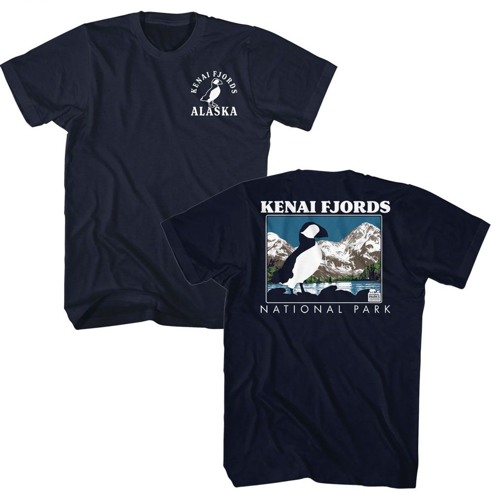 Kenai Fjords Puffin – National Parks Tall Shirt