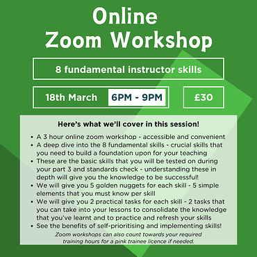 Zoom workshop - 18th Marchh