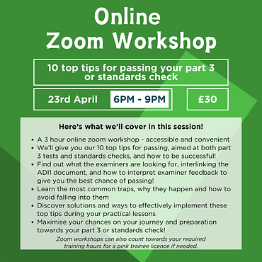 Zoom workshop - 23rd April