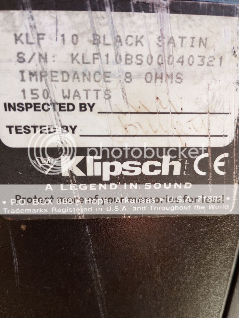 KLF10 mid speaker is rattling.....vintage 1978 Technical/Restorations