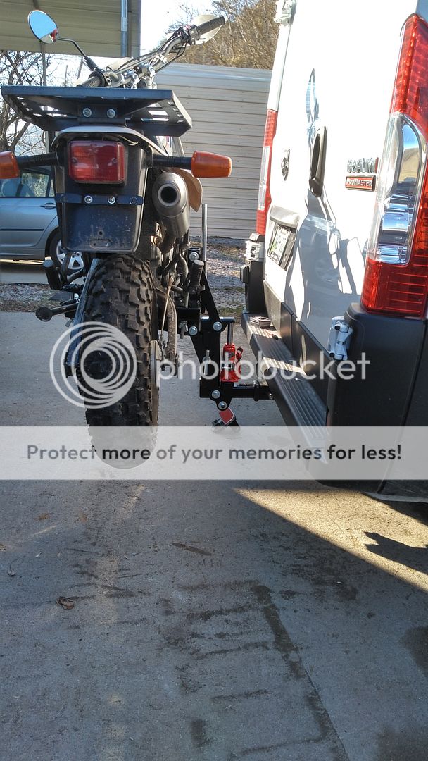 Hitch carrier suggestions? TW200 Forum