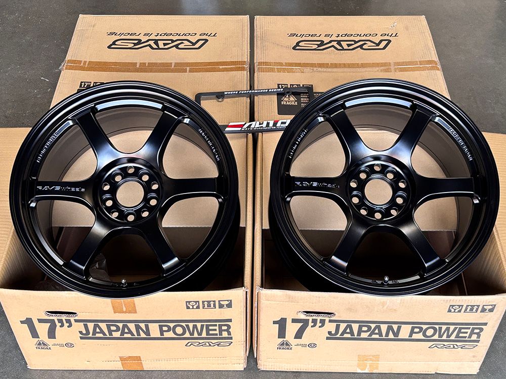 Rays Gram lights 57DR Semi Gloss Black Wheel Rim 17