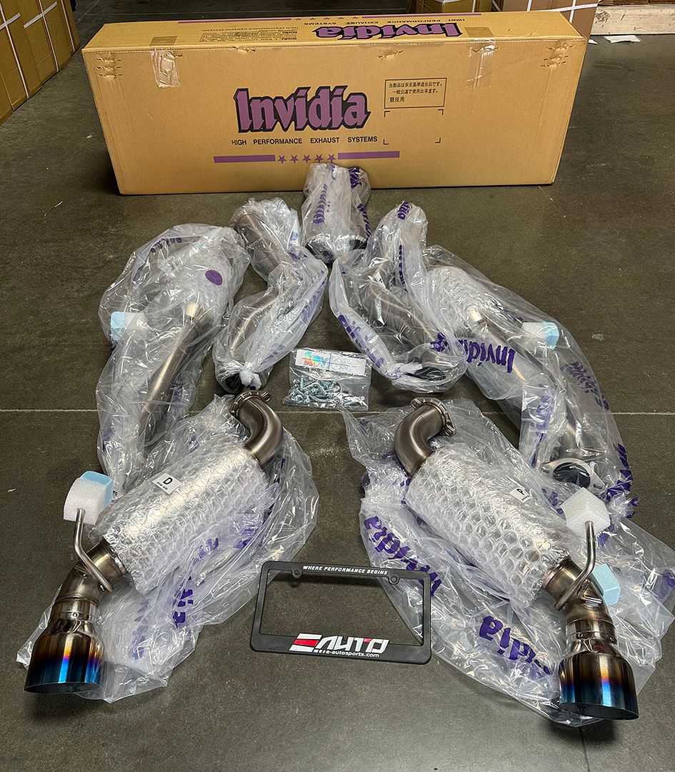 INVIDIA N1 Dual Titanium Burnt Tip Catback Exhaust for Nissan Z