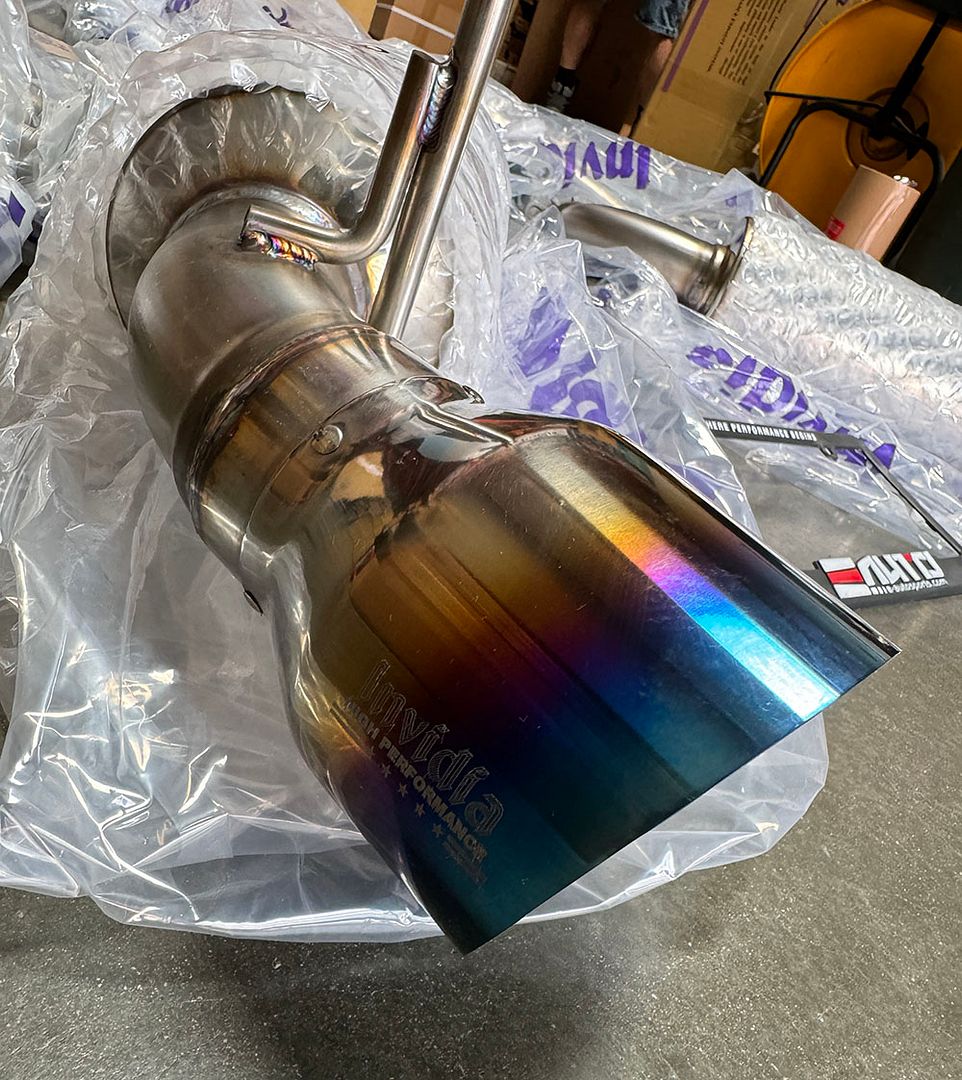 INVIDIA N1 Dual Titanium Burnt Tip Catback Exhaust for Nissan Z