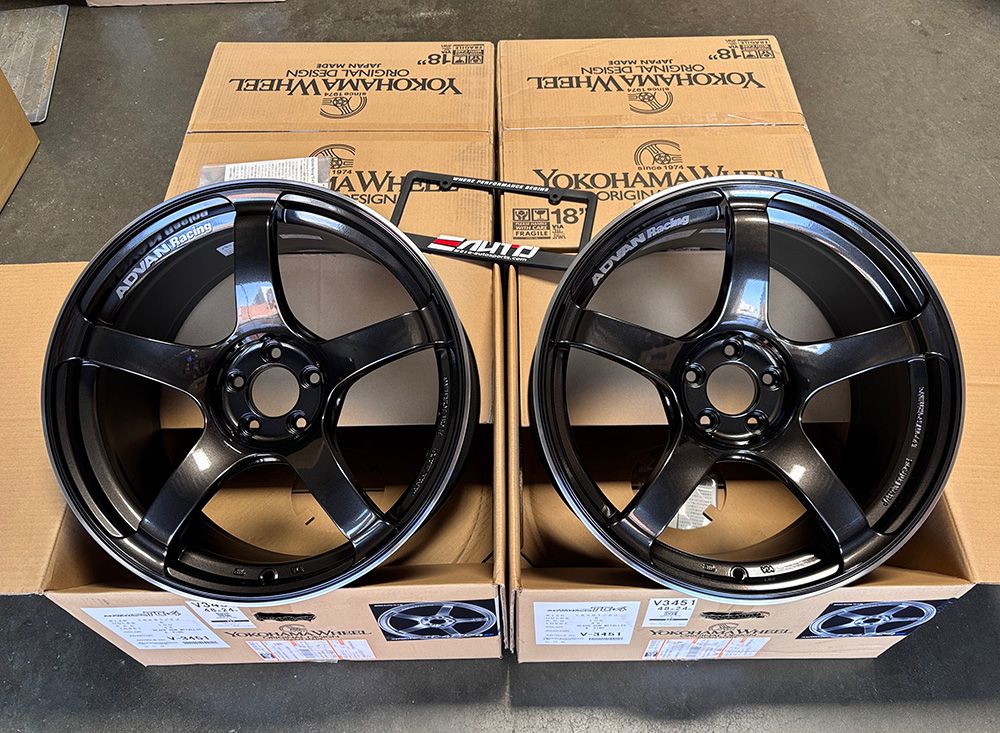 Advan TC-4 TC4 Black Gun Metal Wheel 18