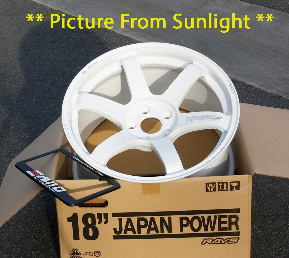 Rays TE37 Saga S-plus Dash White Wheel Rim 17/18