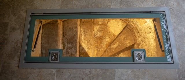 Hinged-Glass-Wine-Cellar-Basement-Door