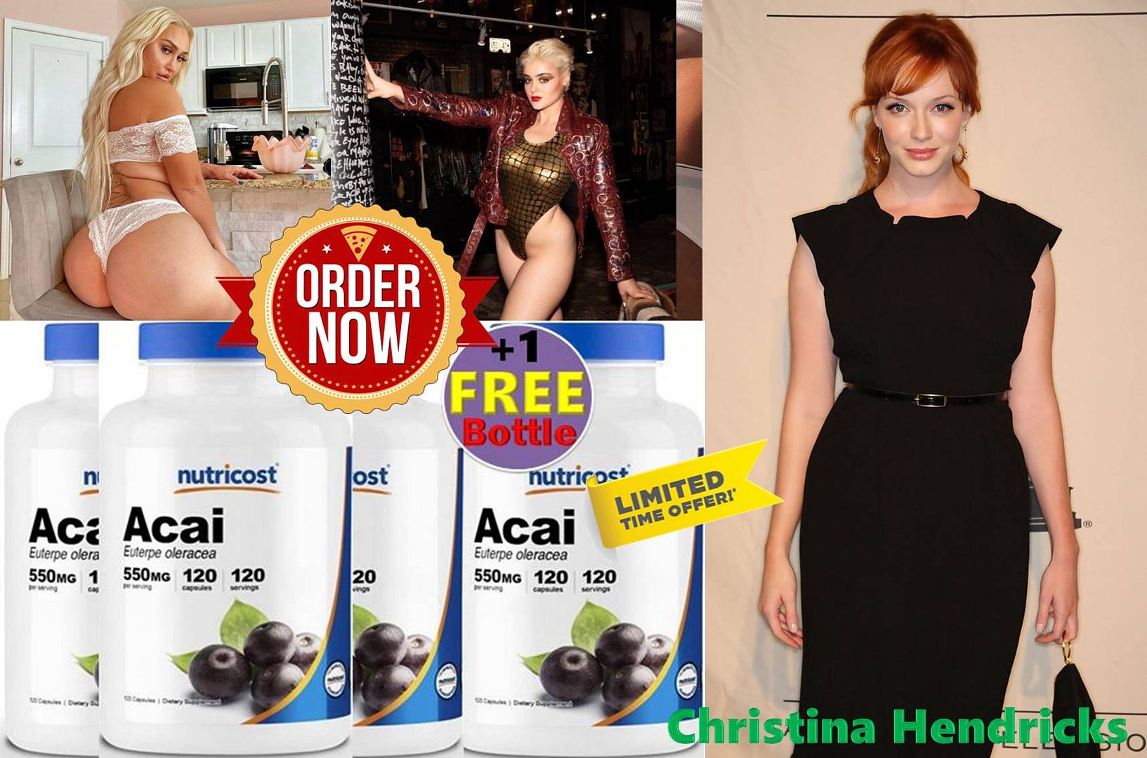 Acai 550mg by Nutricost