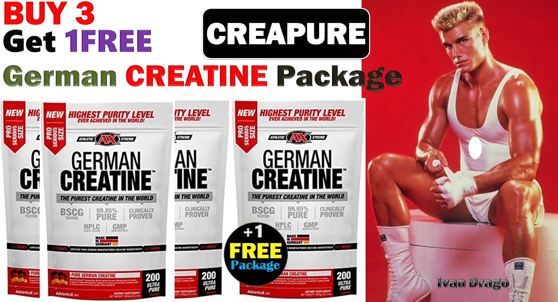 German Creatine by Athletic Xtreme