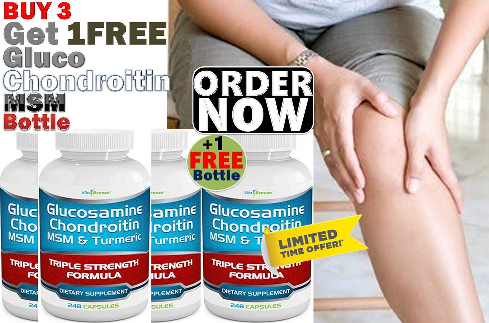 Gluco Chondroitin MSM by VitaBreeze