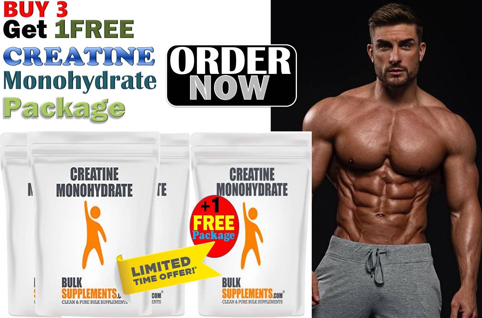 Creatine Monohydrate by Bulk Supplements