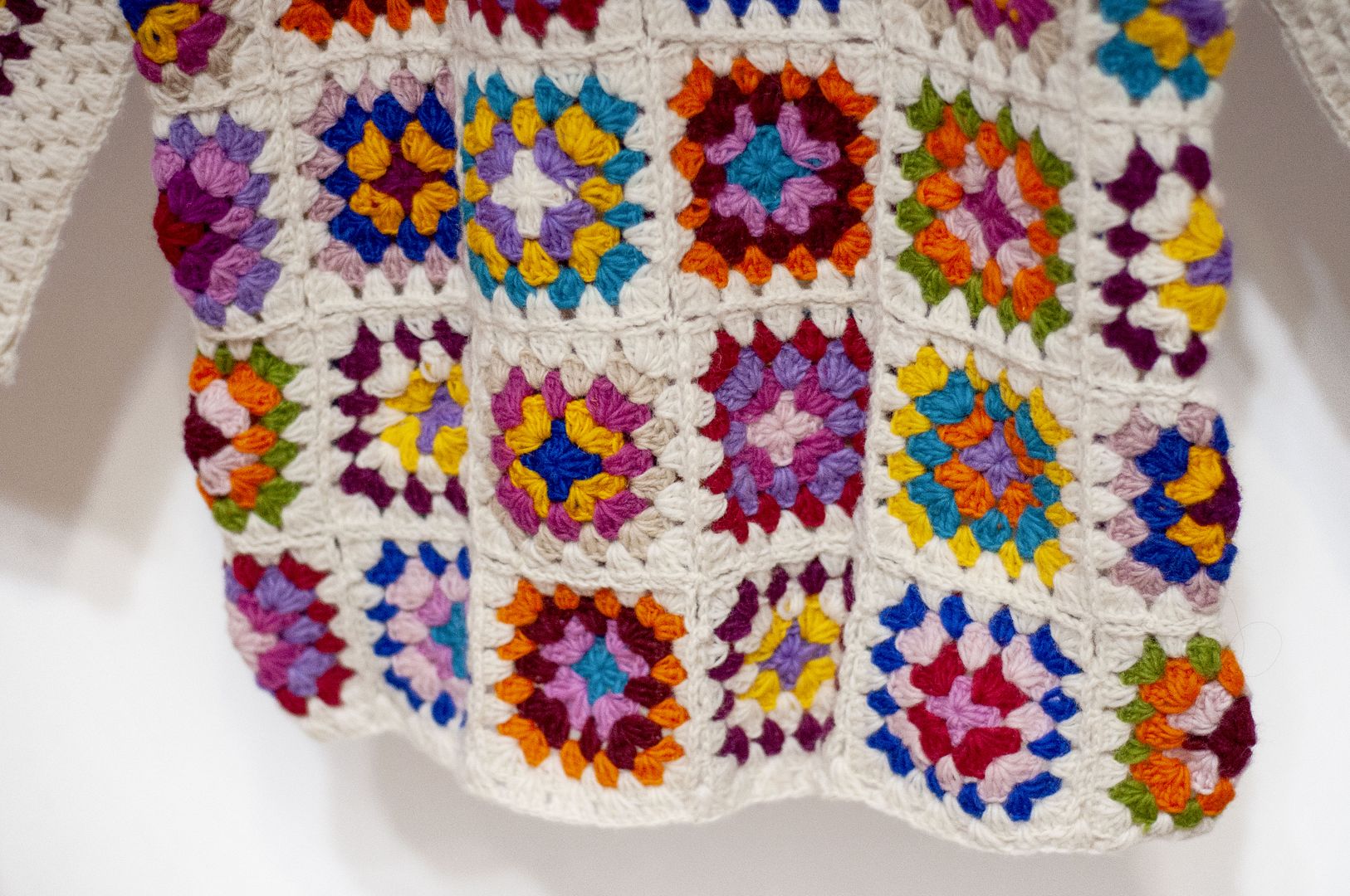 45rpm ニット セーター / 立体 花モチーフ ボーダー 配色 ビンテージ 45rpm ニット セーター / 立体 花モチーフ ボーダー 配色 ビンテージ