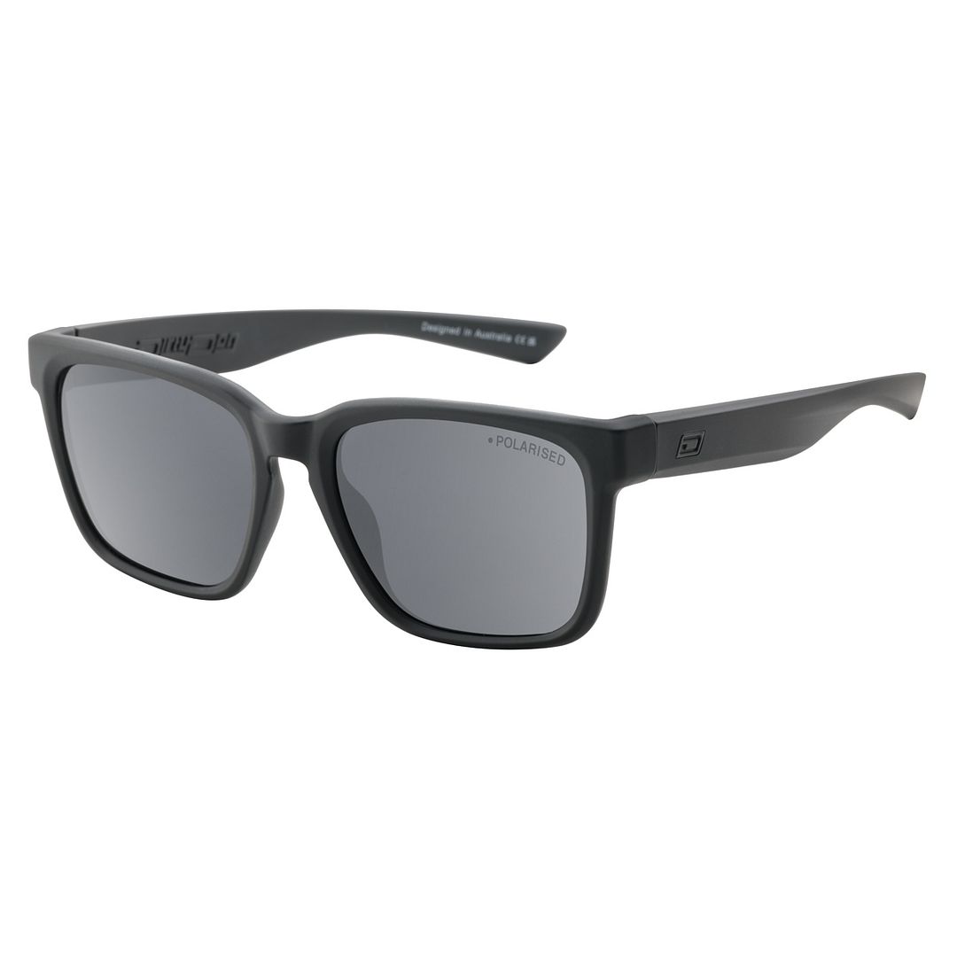 シン DIRTY DOG GOAT Mens/Womens POLARISED Sunglasses SATIN BLACK / GREY