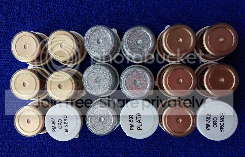 polvos metalicos par amanualidades fomy porcelanicron