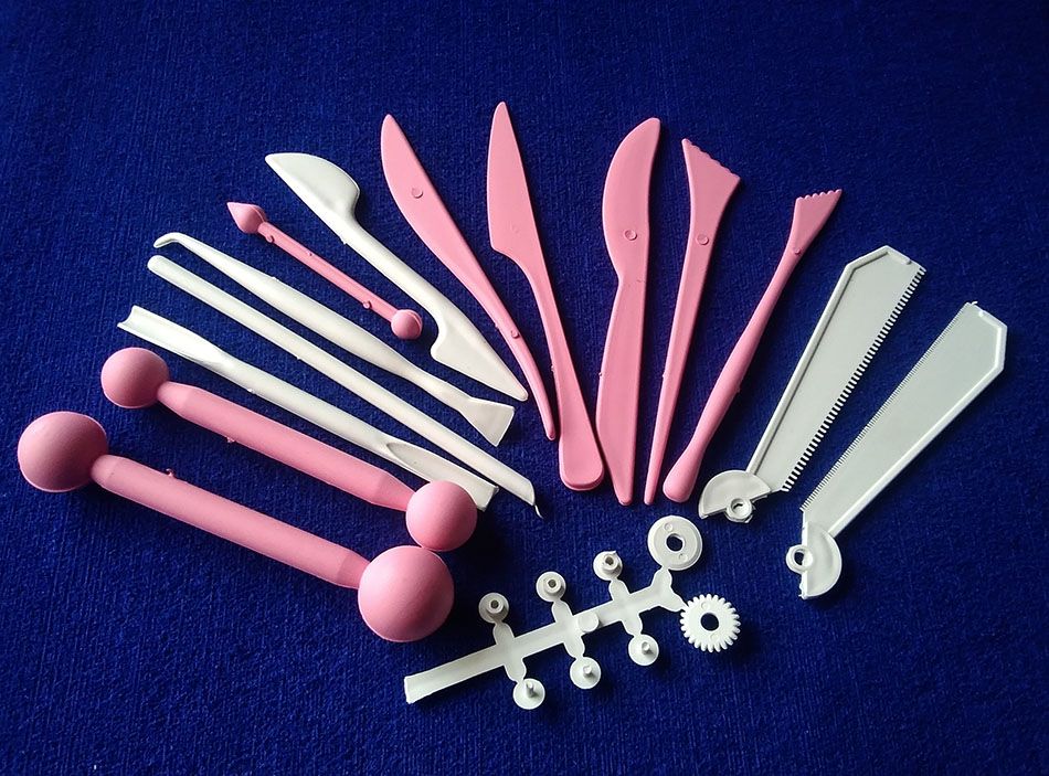 Espátulas Encocadores estecas modelado fondant pasta fría Repujadores