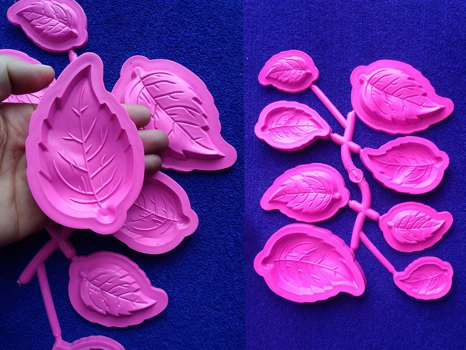 Troquel hojas Rosa Molde flores Foami fomi termoformar goma eva