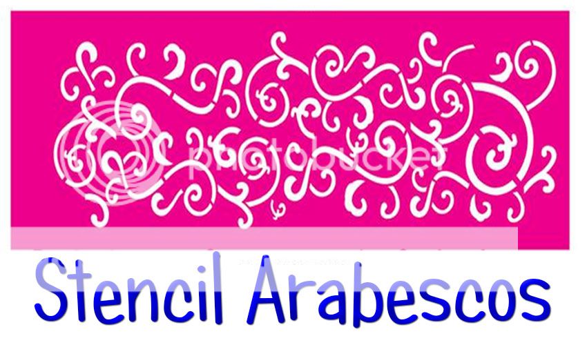 Arabesco Stencil plantilla para artes y manualidades
