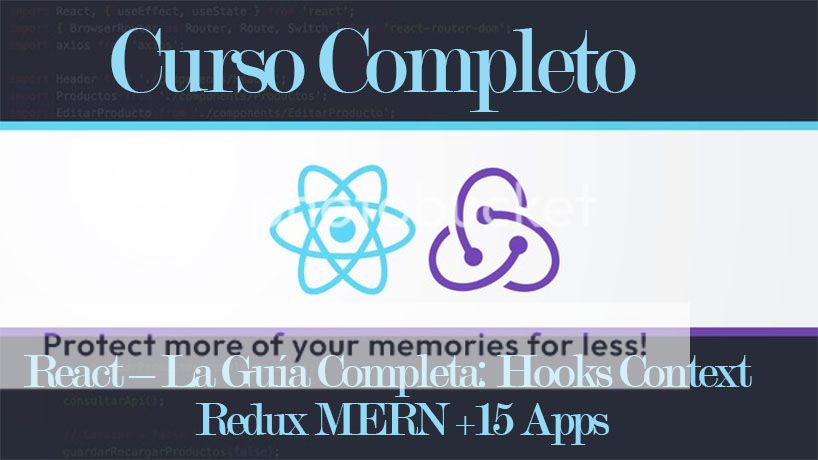 La Guía Completa React Hooks Context Redux Mern +15 Apps Desarrollador