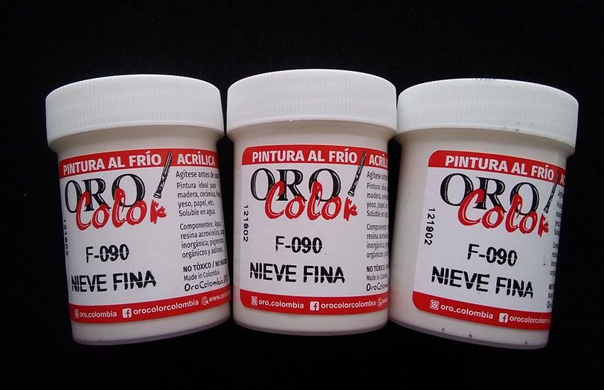 Textura Acrílica Base Nieve Fina 60ml para Manualidad enCerámica Pasta
