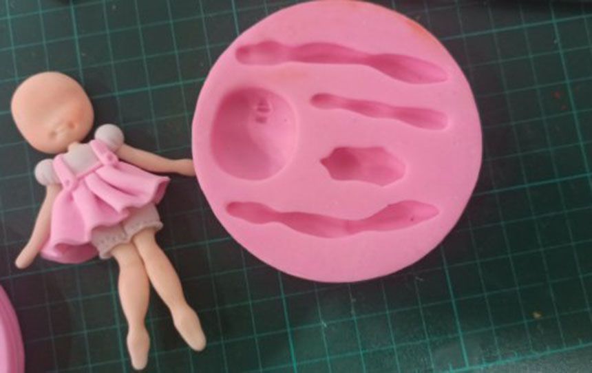 olde en silicona para crear muñeca cuerpo completo en porcelanicrón
