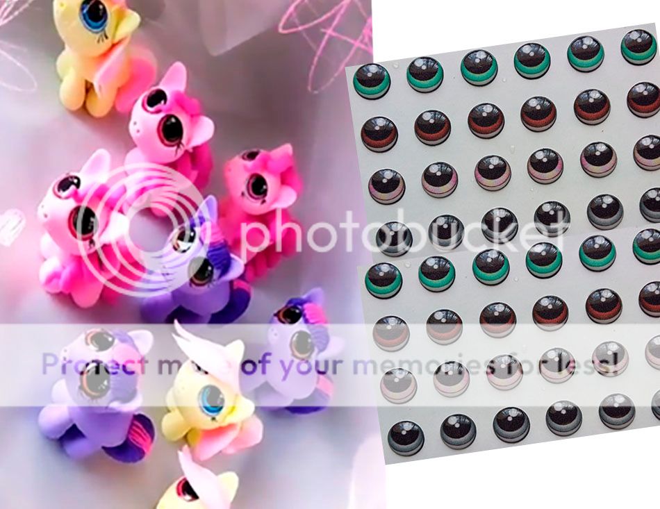 Moldes de ojos adhesivos 3d para llaveros muñecas porcelanicrón