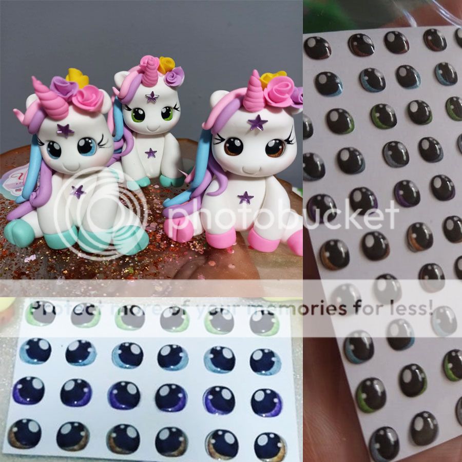 Blister de Ojos Adhesivos De 0.7 mm Sticket efectos