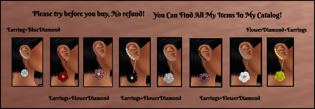 Earrings+FlowerDiamond 630