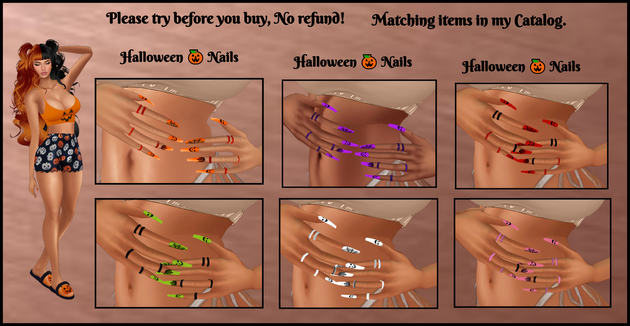 Halloween ðŸŽƒ Nails 630