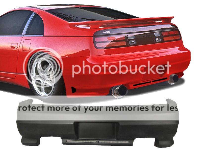 1990-1996_Nissan_300ZX_Z32_2DR_Coupe_Duraflex_C-1_Rear_Bumper_Cover_1