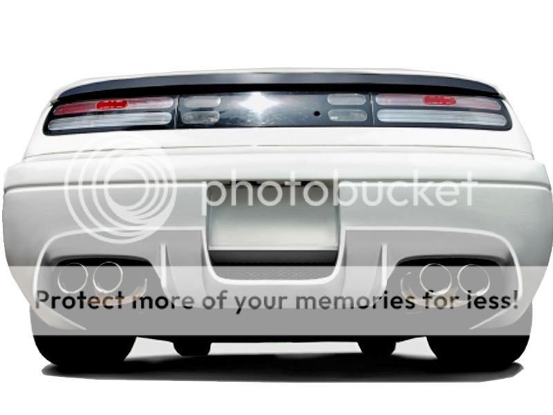 1990-1996_Nissan_300ZX_Z32_2DR_Coupe_Duraflex_TZ_Rear_Bumper