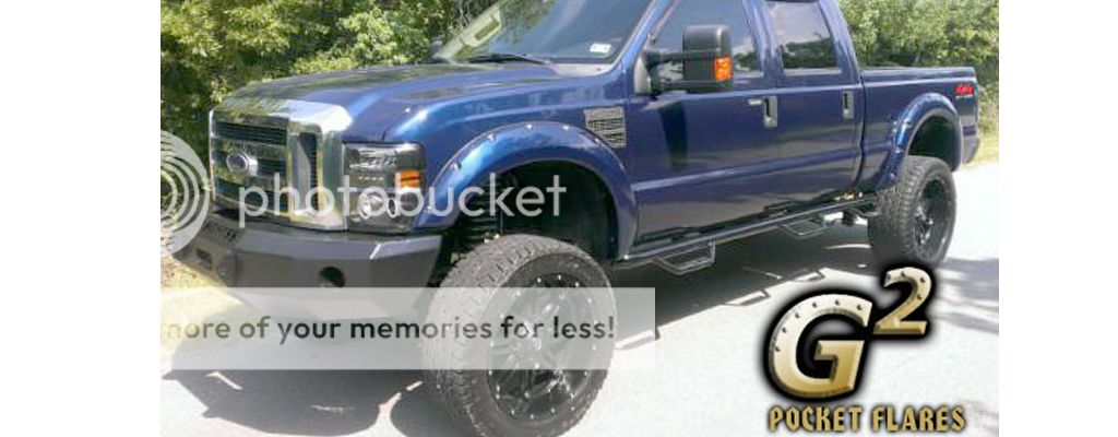 2004-2008 Ford F-350 fender flares