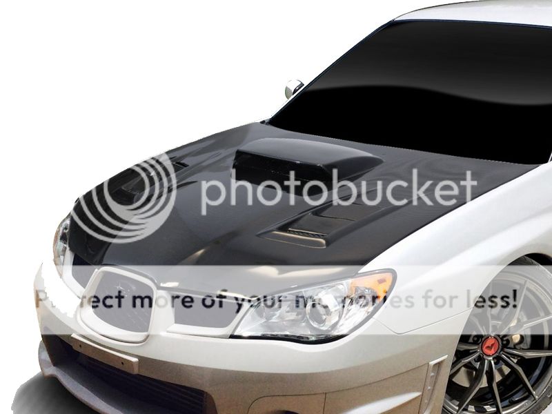 2006-2007 Subaru Impreza WRX STI  DriTech  Hood