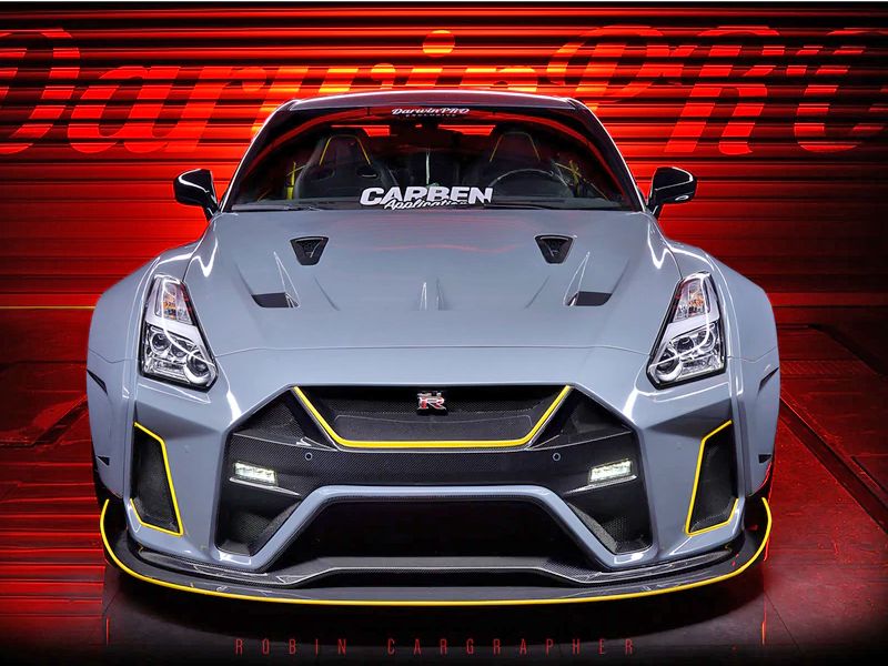 2008-2022_Nissan_GTR_R35_BKSSII_Style_Front_Bumper_3