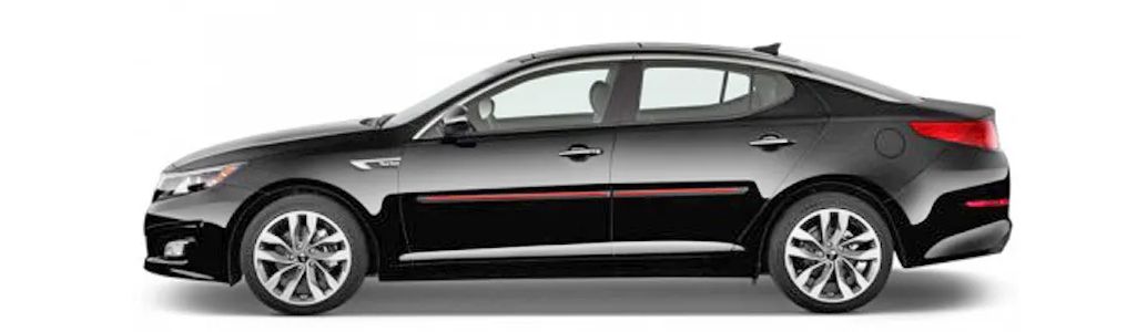 2011-2020 Kia Optima Painted Moldings with a Color Insert