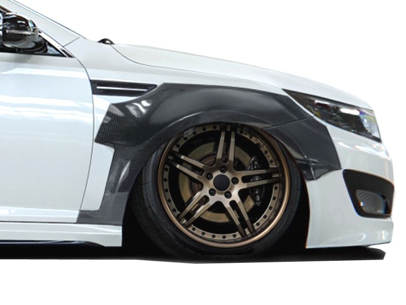 2011-2013 Kia Optima Carbon Creations CPR Wide Body Front Fender Flares 