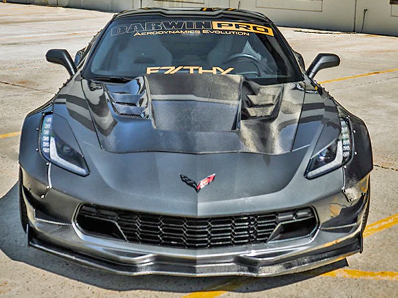 2013-2019_Corvette_Z06Grandsport_BKSS_Style_Carbon_Fiber_Hood