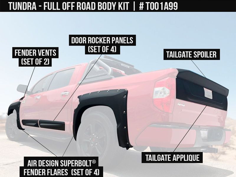 2014-2021 Toyota Tundra Full Off Road Body Kit Air Design1