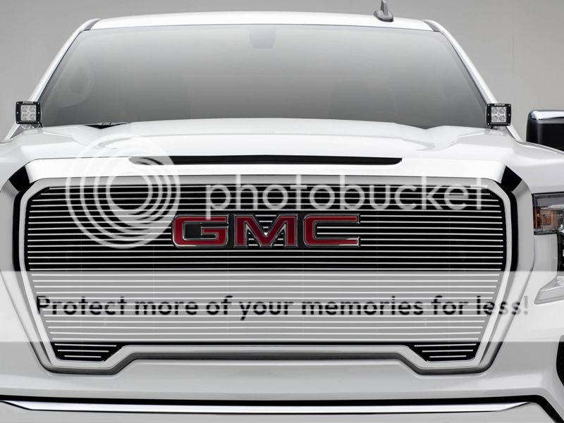 2019-2022 GMC Sierra 1500 Billet Grille Polished Aluminum 1