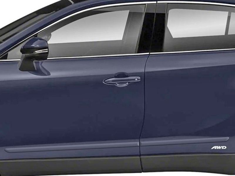 2021 - 2023 Toyota Venza with a set of Painted Body Side Moldings