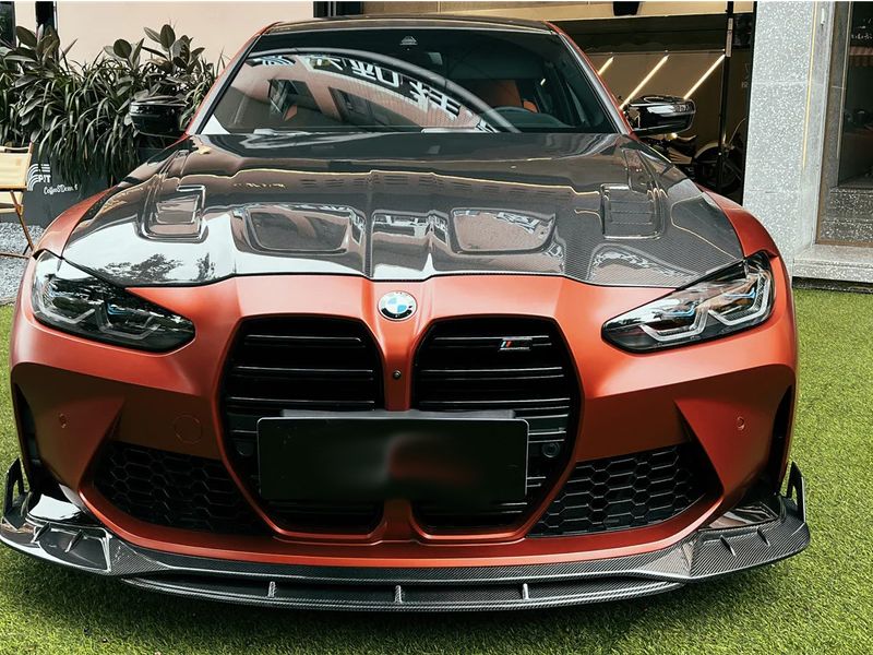 2021 2022 2023 BMW M3 G80 M4 G82  BKSSII Style Carbon Fiber Hood