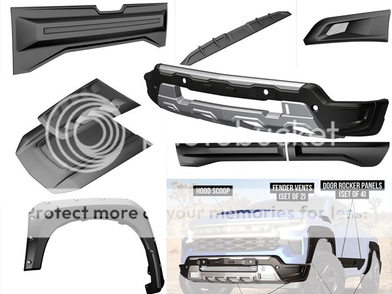 2022-2023 CHEVY Silverado 1500 Crew Cab Short Box RST LT LTZ High Country model