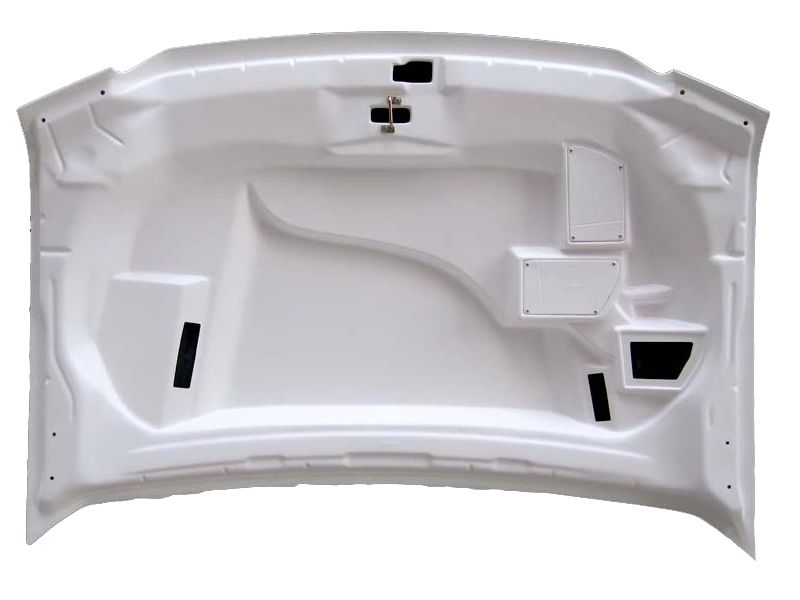 20FORD F-250 2004-2007 TYPE-ssk STYLE FUNCTIONAL HEAT EXTRACTION RAM AIR HOOD