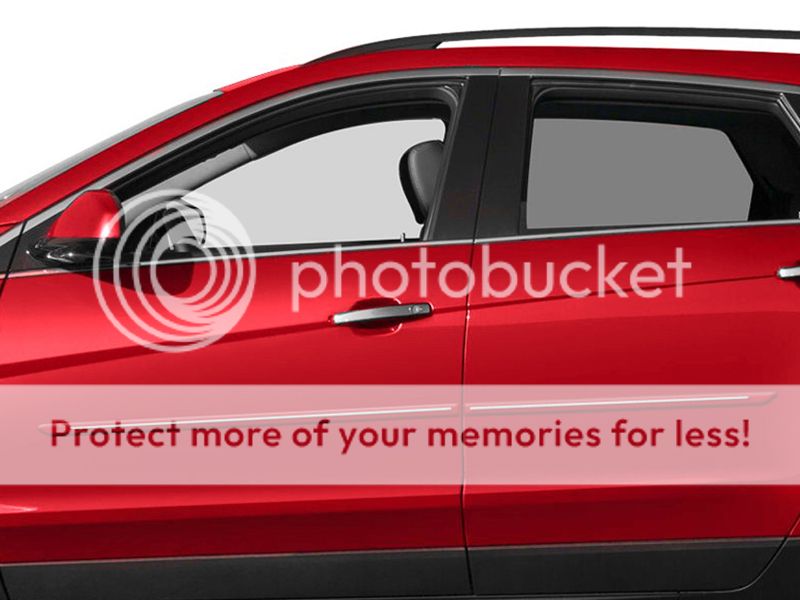 CADILLAC SRX CHROMELINE PAINTED BODY SIDE MOLDING 2010 - 2016