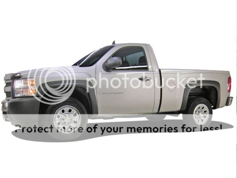 CHEVROLET SILVERADO LB FENDER FLARES 2007 -2013