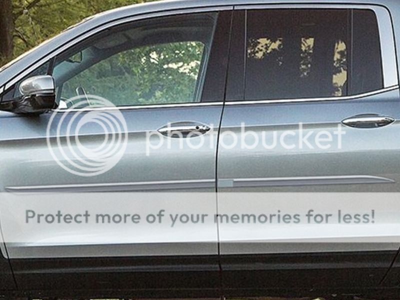 HONDA RIDGELINE PAINTED BODY SIDE MOLDING 2016 - 2023