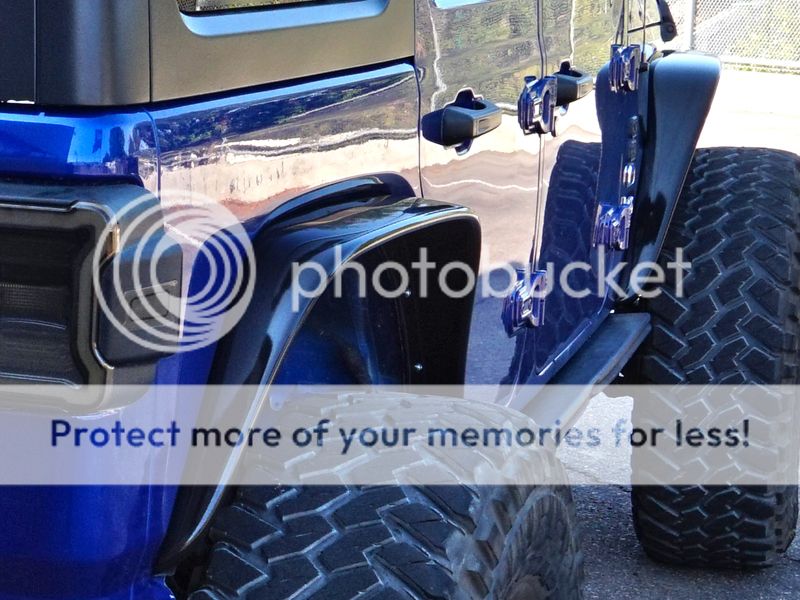 Jeep Wrangler JL 2018-2023 Front Rear Polyurethane Fender Flare Kit