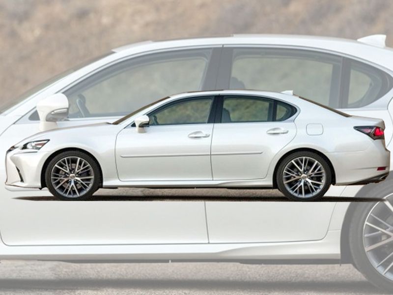  LEXUS GS PAINTED BODY SIDE MOLDING 2013-2021