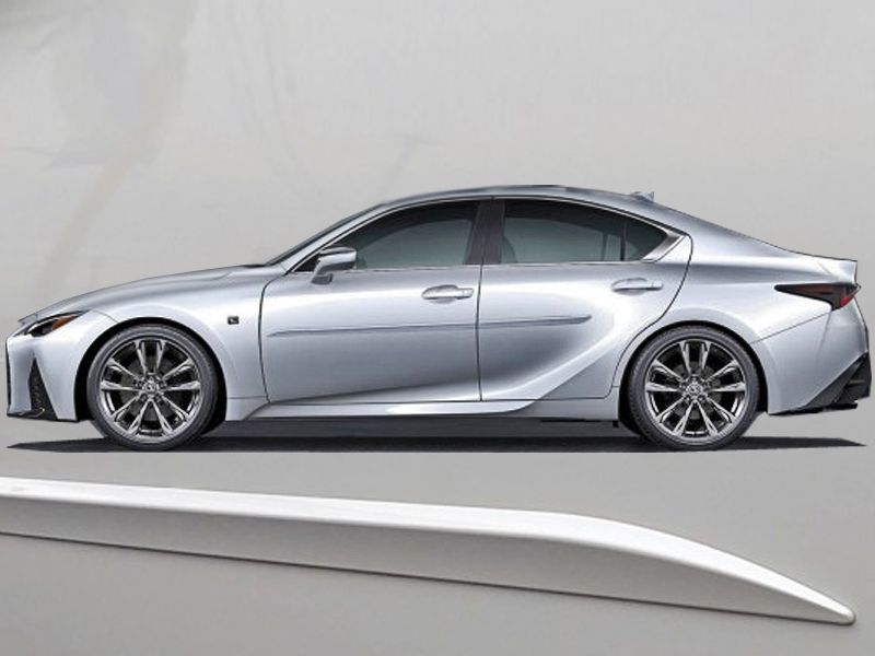 LEXUS IS PAINTED BODY SIDE MOLDING 2021-2023