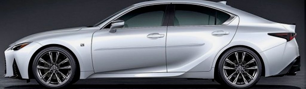 LEXUS IS PAINTED BODY SIDE MOLDING 2021 - 2023