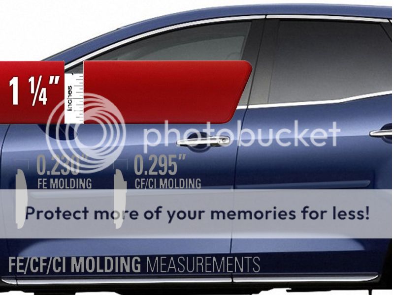 MAZDA CX7 PAINTED BODY SIDE MOLDING 2007 -2012